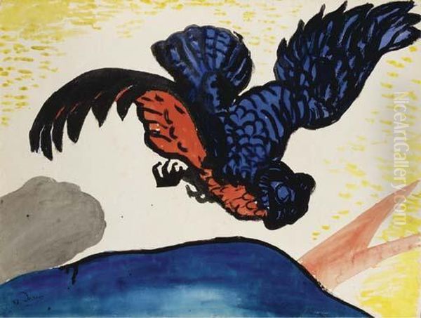 L'aigle, Etude Pour 'la Danse' Oil Painting by Andre Derain