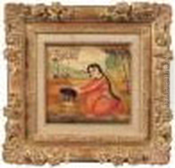 Personne Au Fourneau, Vers 1946-1950 Oil Painting by Andre Derain