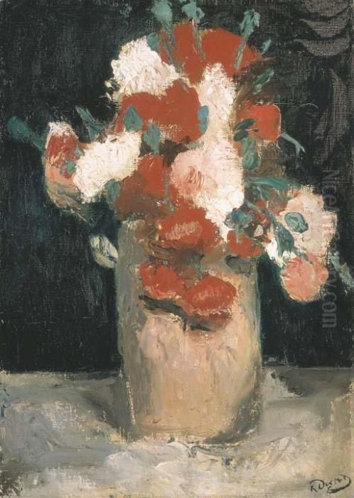 Vase De Fleurs Oil Painting by Andre Derain
