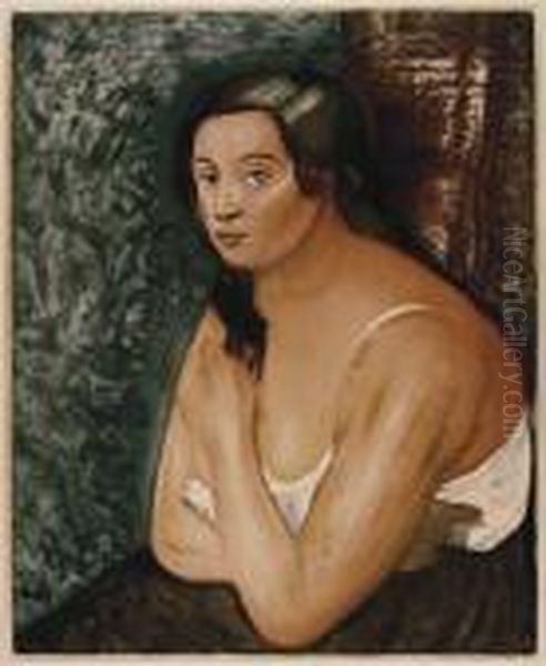 Buste De Femme Oil Painting by Andre Derain