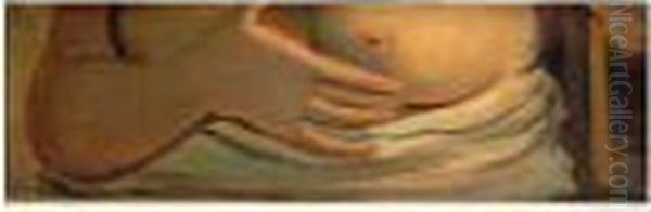 Le Sein, Circa 1930-1932 Oil Painting by Andre Derain