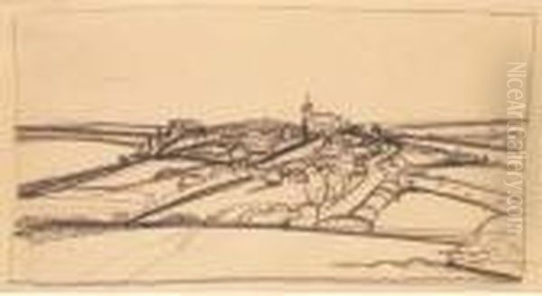 Chateau Oil Painting by Andre Derain