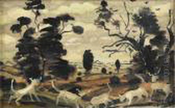 La Chasse Oil Painting by Andre Derain