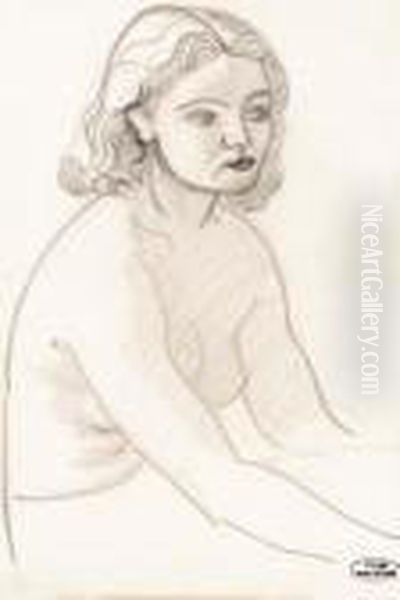 Buste De Jeune Femme Oil Painting by Andre Derain