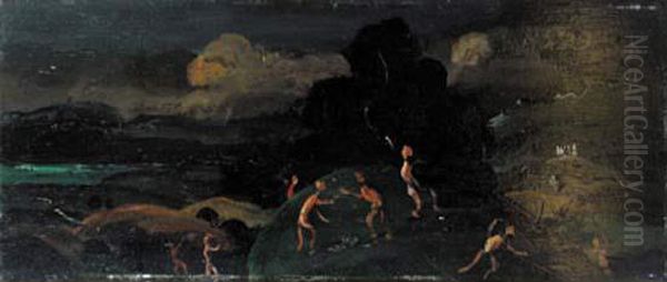 Paysage Anime Oil Painting by Andre Derain