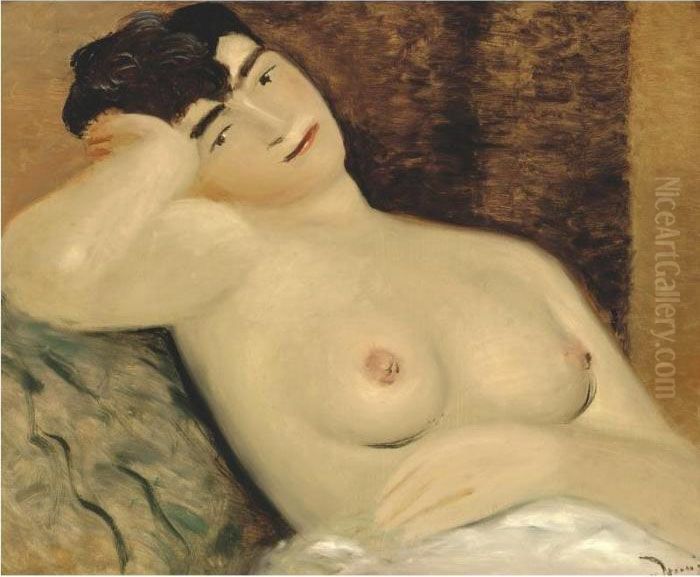 Le Repos Du Modele Oil Painting by Andre Derain