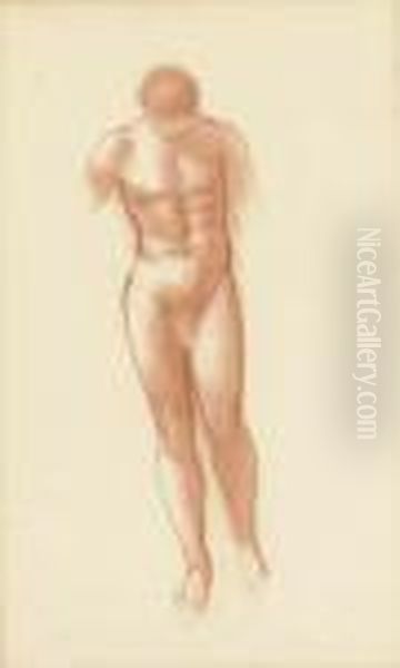 Homme Debout Oil Painting by Andre Derain