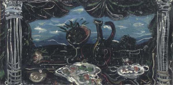 Nature Morte Oil Painting by Andre Derain