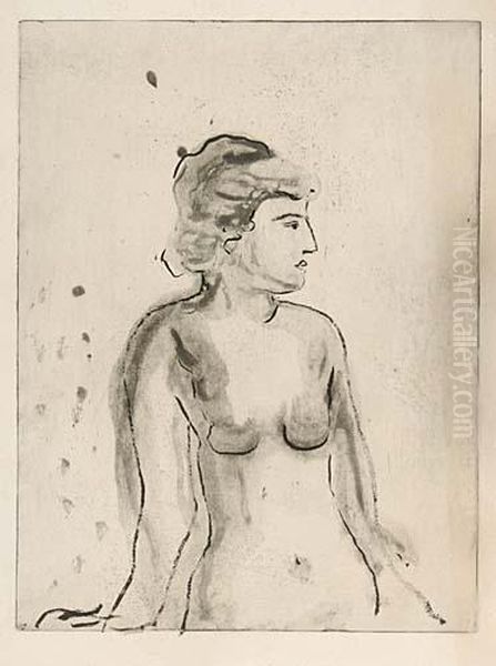 Nu Debout Oil Painting by Andre Derain