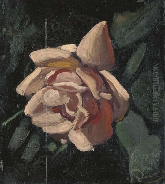 Rose Oil Painting by Andre Derain
