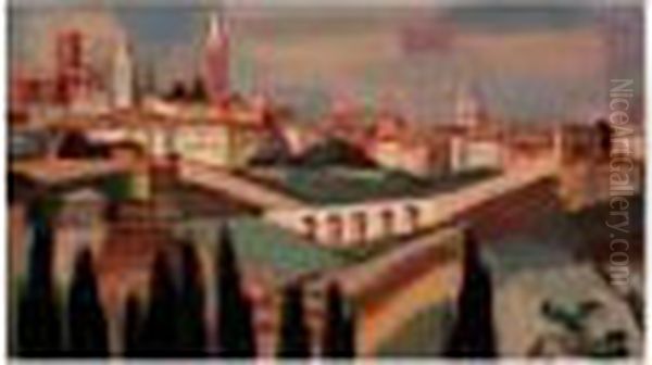 Chemin Dans La Campagne Provencale Oil Painting by Andre Derain