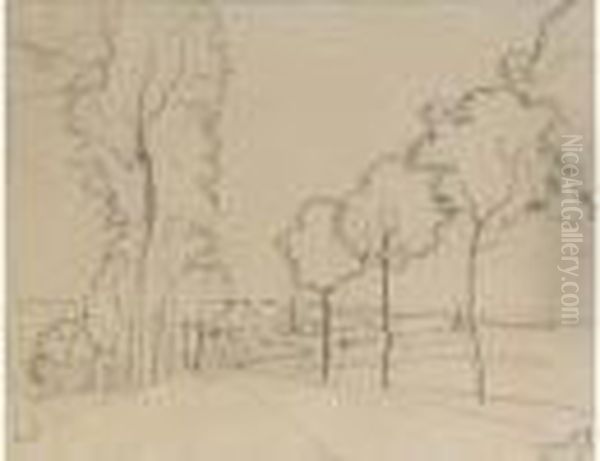 La Route Du Village Oil Painting by Andre Derain