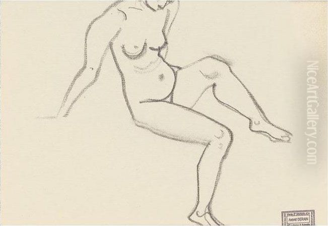 Nu Au Repos Oil Painting by Andre Derain