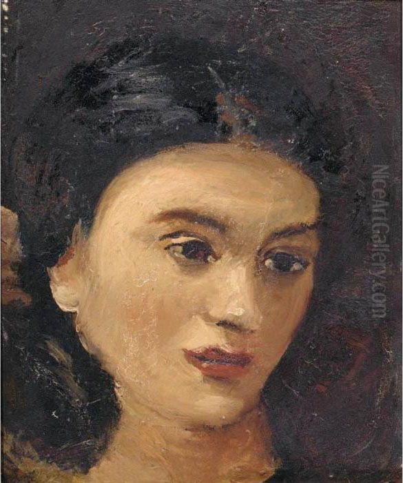 Tete De Femme Oil Painting by Andre Derain