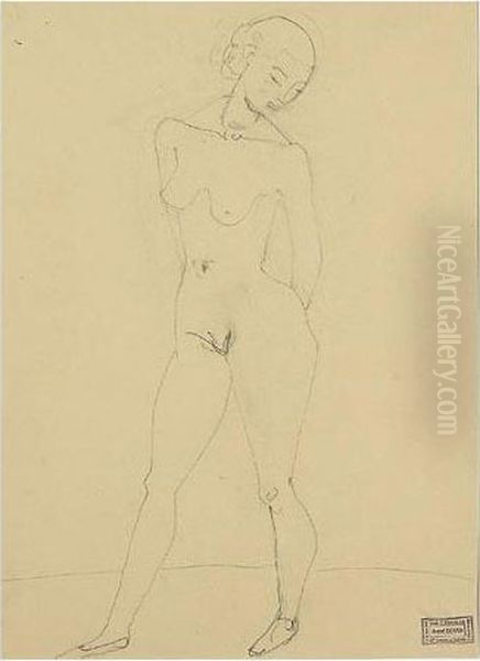 Etude De Femme Oil Painting by Andre Derain