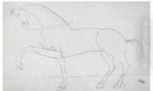 Cheval. Oil Painting by Andre Derain