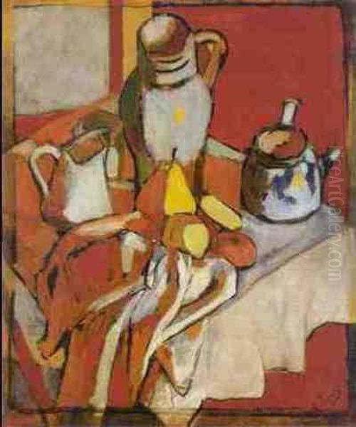 Nature Morte Oil Painting by Andre Derain