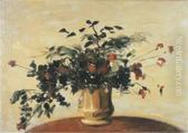 Vase De Fleurs Oil Painting by Andre Derain