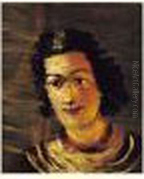 Portrait De Femme, Circa 1946-1950 Oil Painting by Andre Derain