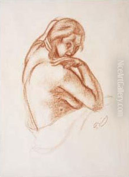 Signe En Bas Vers La Droite Oil Painting by Andre Derain