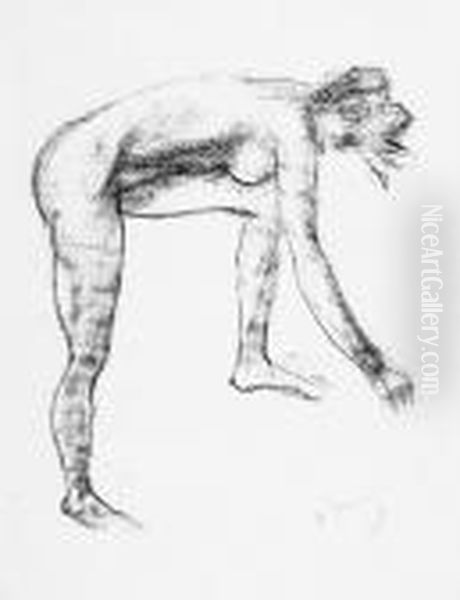 Femme Nue Oil Painting by Andre Derain