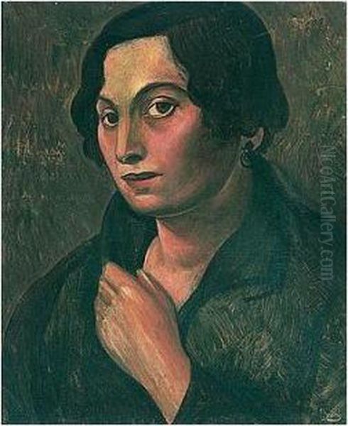 Buste De Femme Oil Painting by Andre Derain