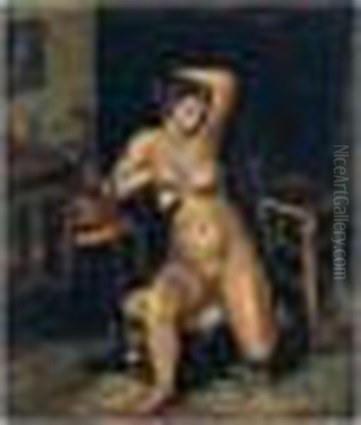 Nu Oil Painting by Andre Derain