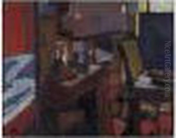 Scene D'interieur Oil Painting by Andre Derain