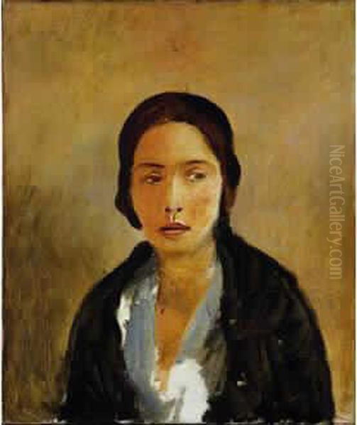 Portrait De Jeune Fille Oil Painting by Andre Derain