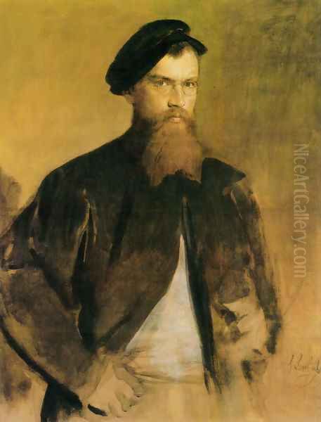 Franz Lenbach Oil Painting by Lenbach Franz Von