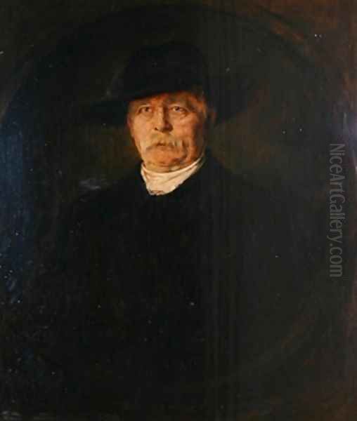 Otto von Bismarck 2 Oil Painting by Lenbach Franz Von