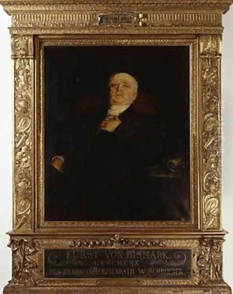 Prince of Bismarck Oil Painting by Lenbach Franz Von
