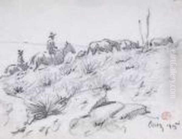 Dixon Oil Painting by Maynard Dixon