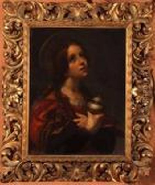St Mary Magdalene Oil Painting by Carlo Dolci