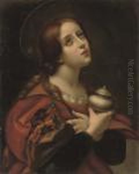 The Penitent Magdalen Oil Painting by Carlo Dolci