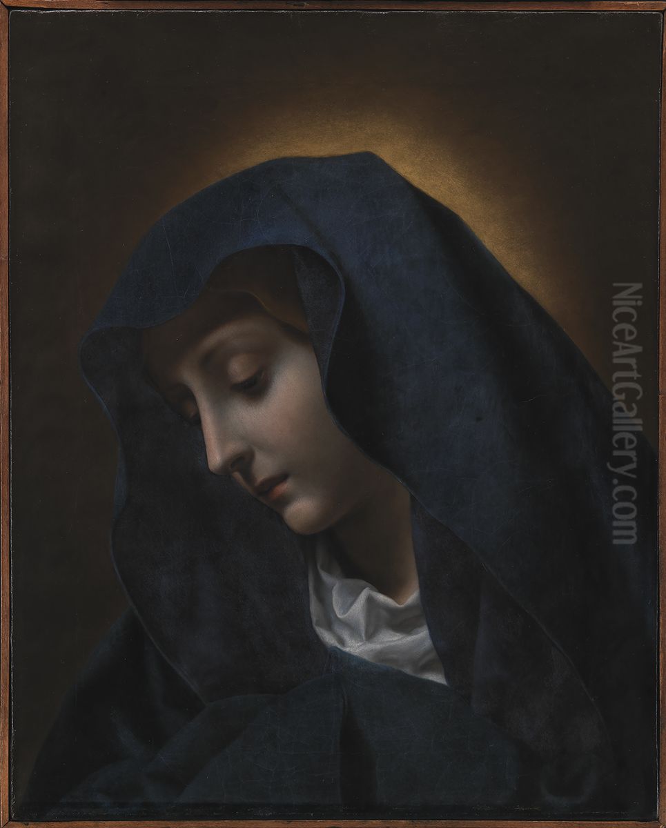 The Virgin Oil Painting by Carlo Dolci