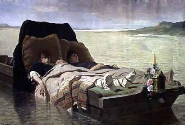 The Enerves de Jumieges 1880 Oil Painting by Evariste Vital Luminais