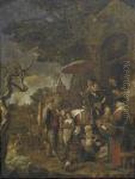 Il Ciarlatano Oil Painting by Gerrit Dou