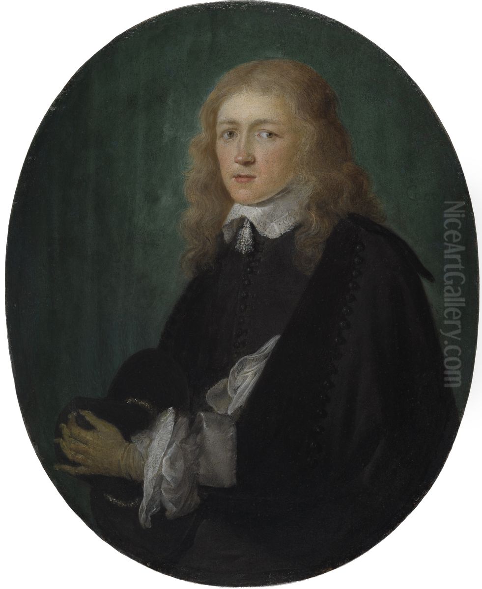 Portrait Of Dirck Van Beresteyn Oil Painting by Gerrit Dou
