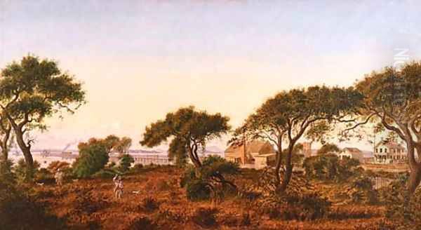 Bird's Hotel (Bird's Point, Alameda) Oil Painting by Joseph Lee