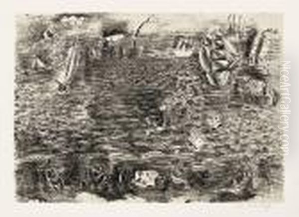 Baigneuses Oil Painting by Raoul Dufy