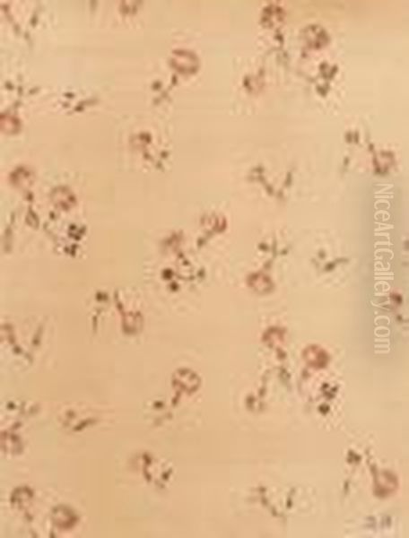 Semis De Fleurs Oil Painting by Raoul Dufy