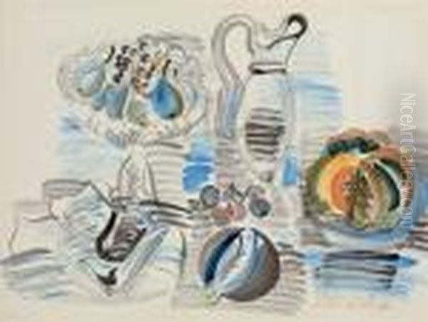 Nature Morte Oil Painting by Raoul Dufy