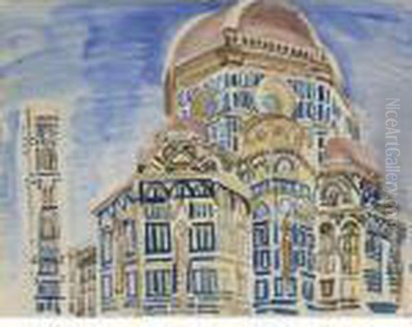Le Dome A Florence Oil Painting by Raoul Dufy