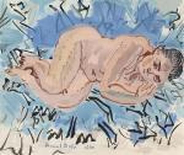 Modele Oil Painting by Raoul Dufy