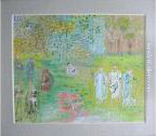 La Fee Electricite Pour Le 
Pavillon De L Electricite Et De La Lumiere A L Expo Internationale De 
1937 Oil Painting by Raoul Dufy