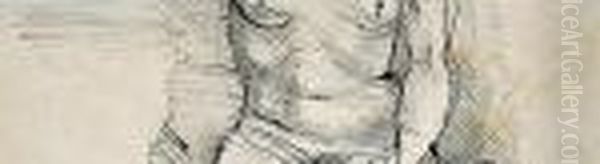 Buste De Femme Oil Painting by Raoul Dufy