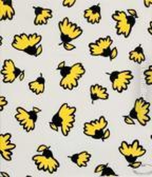 Projet De Tissu Oil Painting by Raoul Dufy