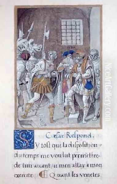 Imprisoned Ambassadors Oil Painting by Godefroy