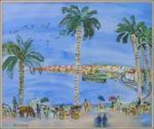 Monte Carlo Oil Painting by Raoul Dufy